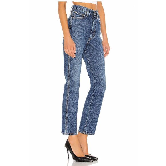 AGoldE Pinch Waist High Rise Kick Flare Jeans in Placebo Size 28 - Picture 4 of 12